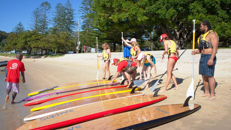 Get atop a Stand Up Paddle Board and explore Sydneys stunning Middle Harbour at your own pace!